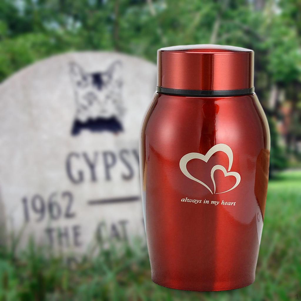 Durable Stainless Steel Pet Urn for Precious Memories of Your Beloved Furry Friend