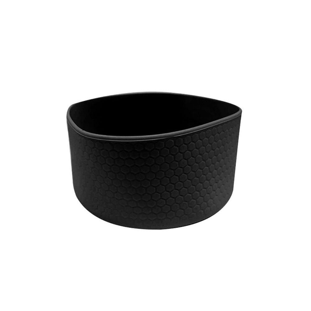 

SW 12oz-24oz Bottle Cover Cup 7.5cm Heat Insulation Bottom Cover 75mm Anti Slip Sleeve Coasters Silicone Base Sports Cup Cover чёрный