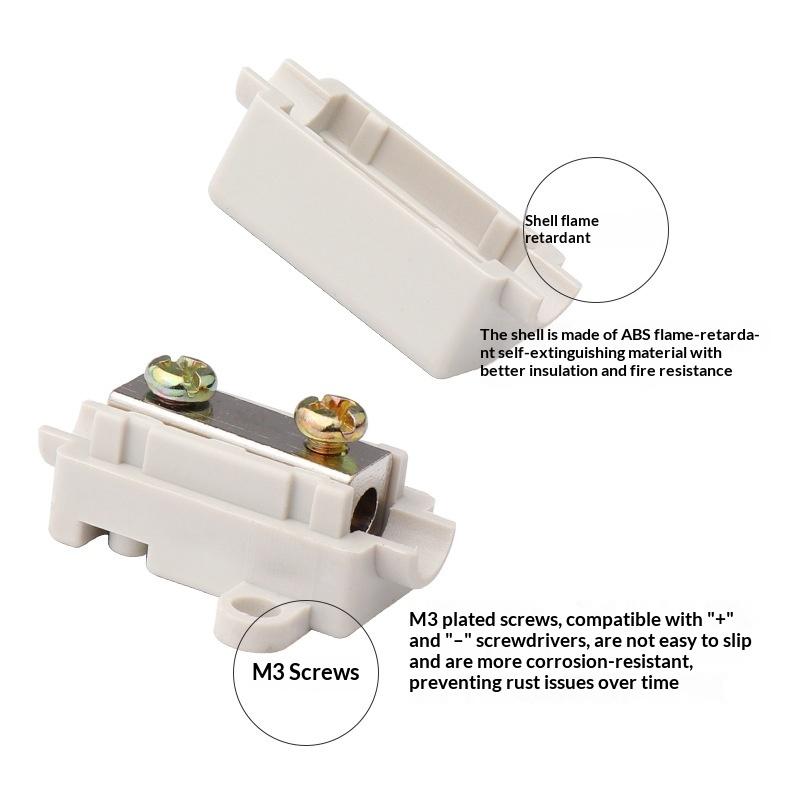 High Power Wire Connector Junction Box Quick Splice Electrical Cable Terminal Block For Home Wiring