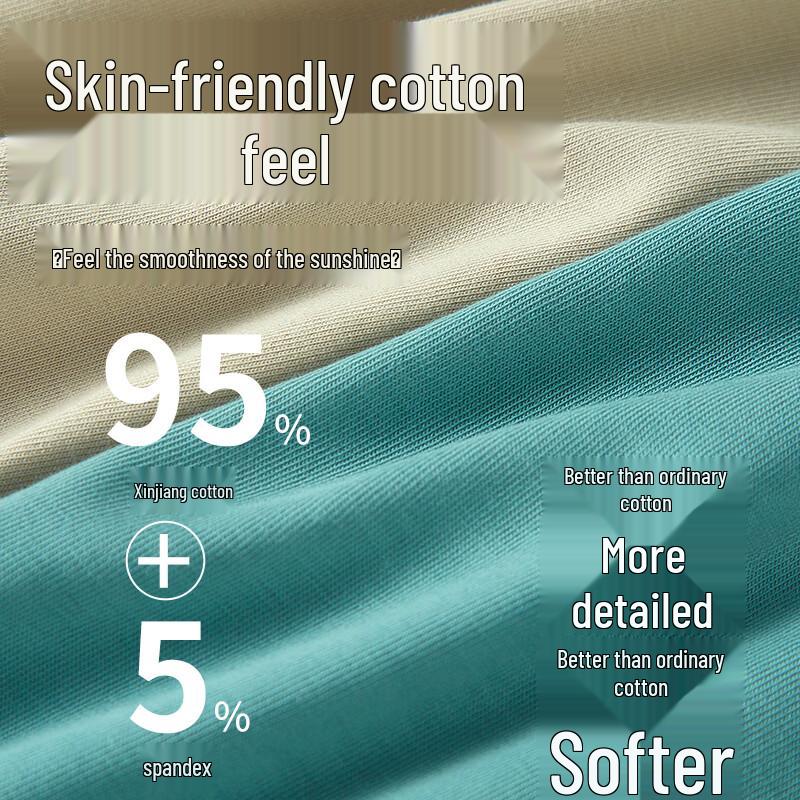 Nanjiren Men's Ice Silk Seamless Antibacterial Boxer Briefs