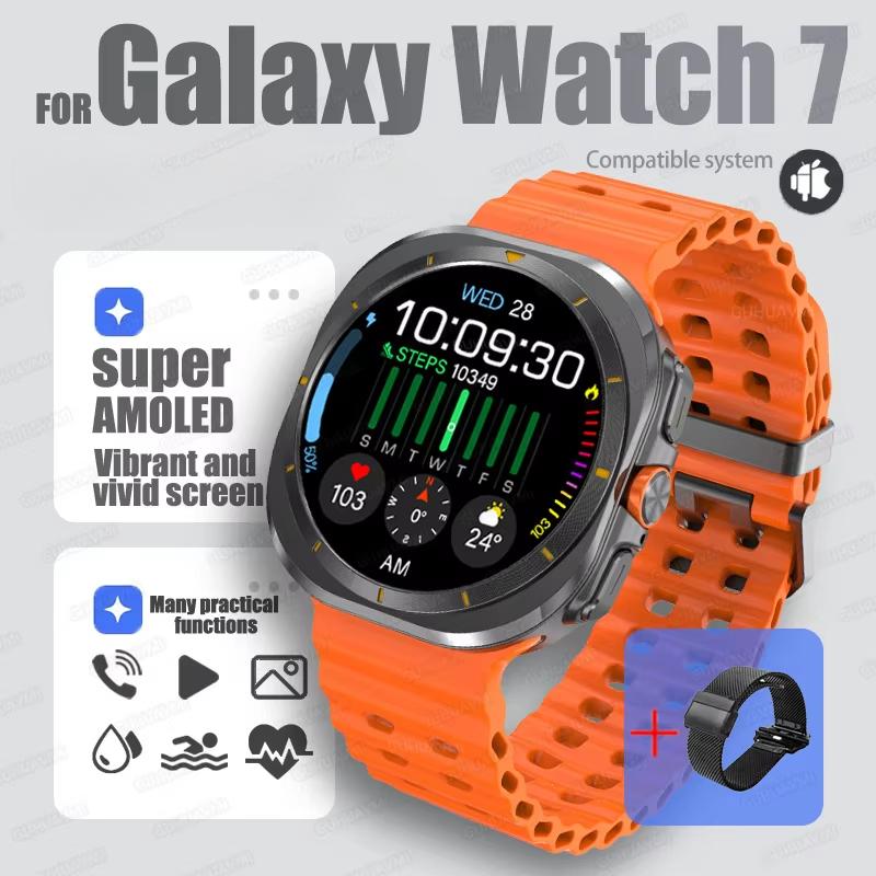 2025 Nové Vylepšené Hodinky 7 Ultra Chytré Hodinky Pánské 32GB Paměť NFC Bluetooth Volání IP68 Vodotěsné Outdoorové Sportovní Hodinky