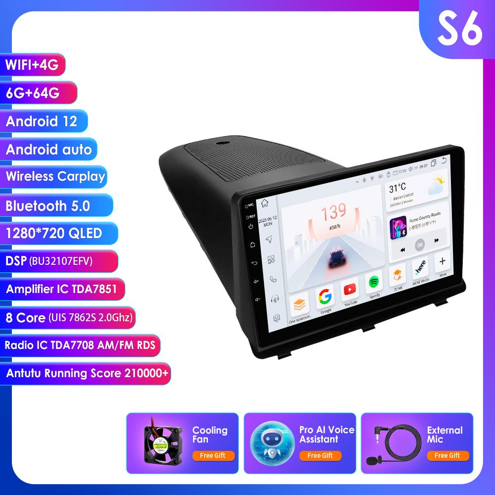 

Ossuret 2 Din Android Auto Radio for Opel Antara 1 2006 - 2017 Car Radio Multimedia Video Player Wireless Carplay Auto RDS Stereo Intelligent Audio S6 8Core 6G 64G AI