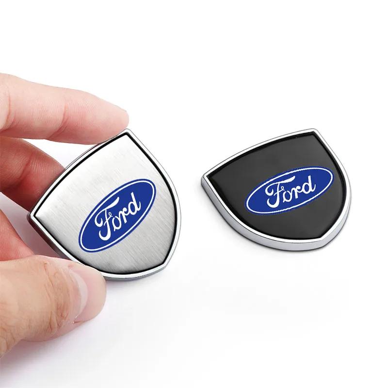 Car Body Trunk Side Door Window Chrome Metal Badge Sticker Auto Accessory for Ford Mustang Focus Mk2 Party Mk3 Ranger Mondeo Mk4