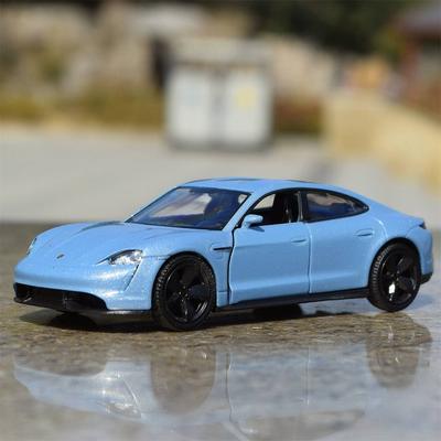 Porsche Taycan Turbo S 5palcová kovová simulace auta, vynikající tlakově litá a hračková vozidla RMZ city 1:36 narozeninových dárků pro modely slitin