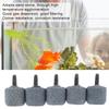 30PCS Black Sandstone Aquarium Oxygen Pump Aeration Air Stone Fish Tank Bubble Stones Accessory