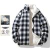 Double-Sided Men's White Duck Down Puffer Jacket: Thick, Warm, Winter Outerwear for Couples