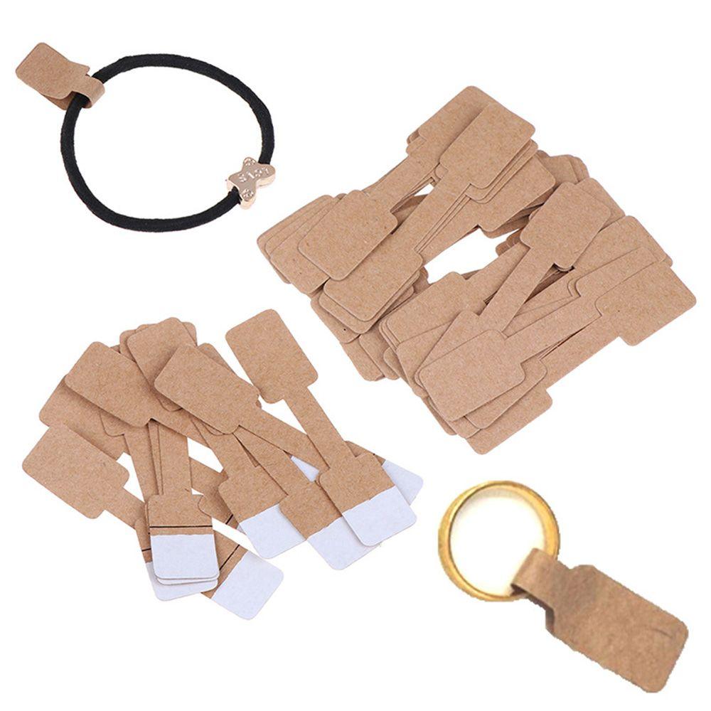 Tool Blank Card Bracelet Hangtags Necklace Ring Tags Jewelry Price Labels Self-adhesive Stickers
