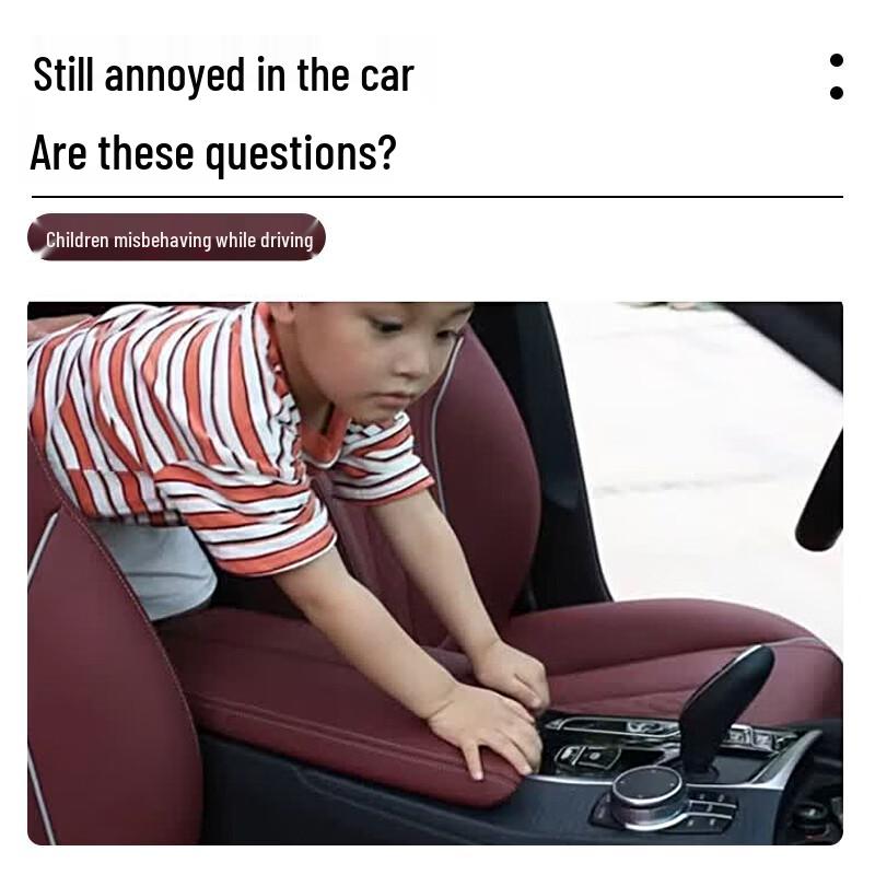 Universal Car Front Seat Storage & Child Barrier Net