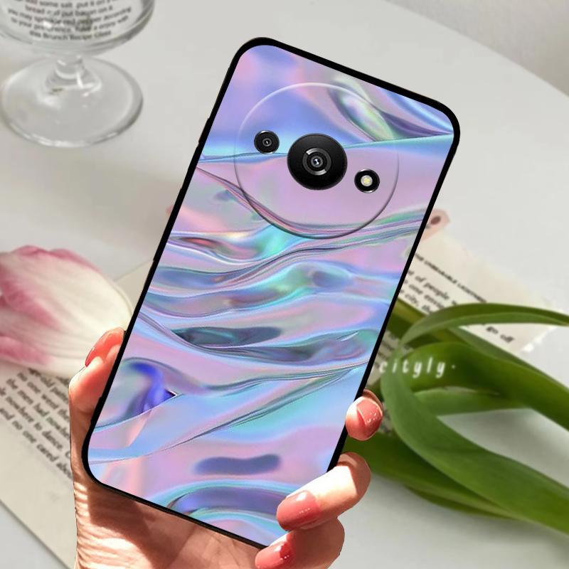 Für Redmi A3 Hülle 23129RN51X Mode Weiches TPU Silikon Handy Schutzhülle Für Xiaomi Redmi A 3 Pro Fundas A3x Stoßfänger Schalen