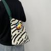 Slouchy Canvas Shoulder Bag for Women with Large Capacity