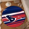 basketball Texans Logo Round mat, Anti-slip Circle Carpet Chair rug For livingroom,Bedroom, doormat home decor Gift Christmas Gifts