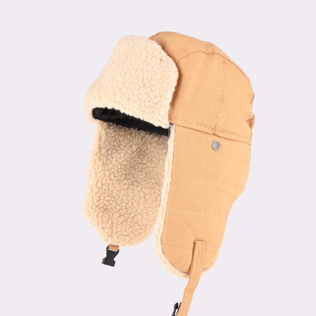 Retro pilot hat men's and women's winter ear protection warm hat outdoor glasses locomotive thickened cotton hat