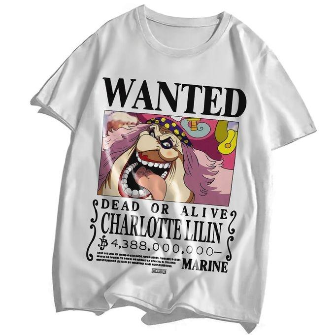 

Summer 2026 One Piece Charlotte Lingling Aunt The Bounty Theme 100 Cotton Printed Loose Tshirt for Boys and Girls S