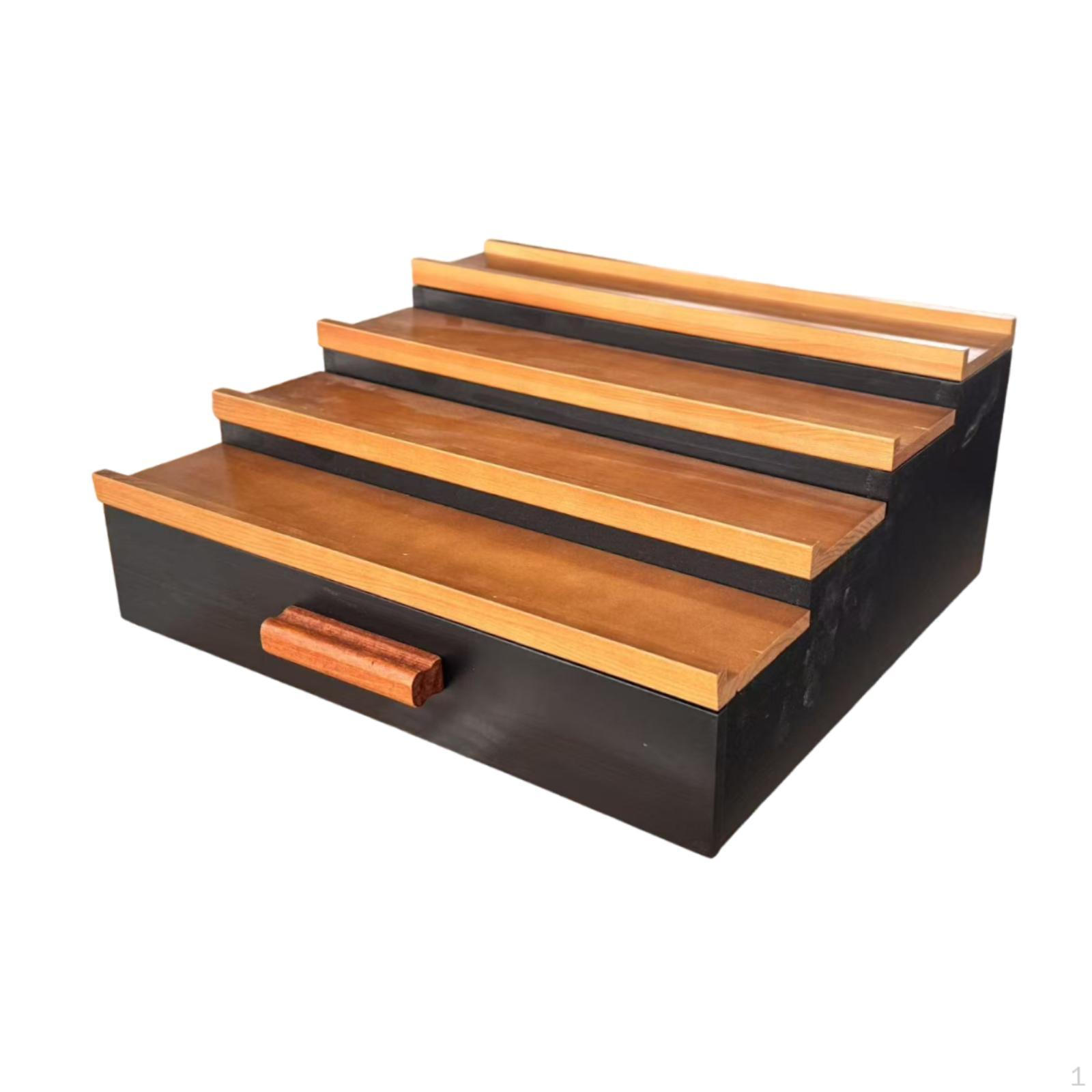 

Elegant Perfume Stand – Ideal Gift! Storage Shelf for Fragrances, Cosmetics And Watches. black and brown