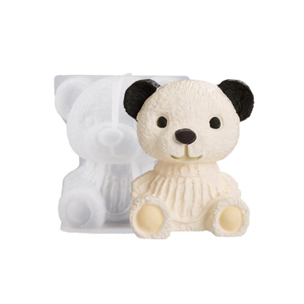 Ornamento a forma di orso per maglione Artigianato Stampini in silicone Gioielli Colata in resina epossidica Strumento per la creazione di gioielli Fai da te in resina Artigianato Decorazione per la casa