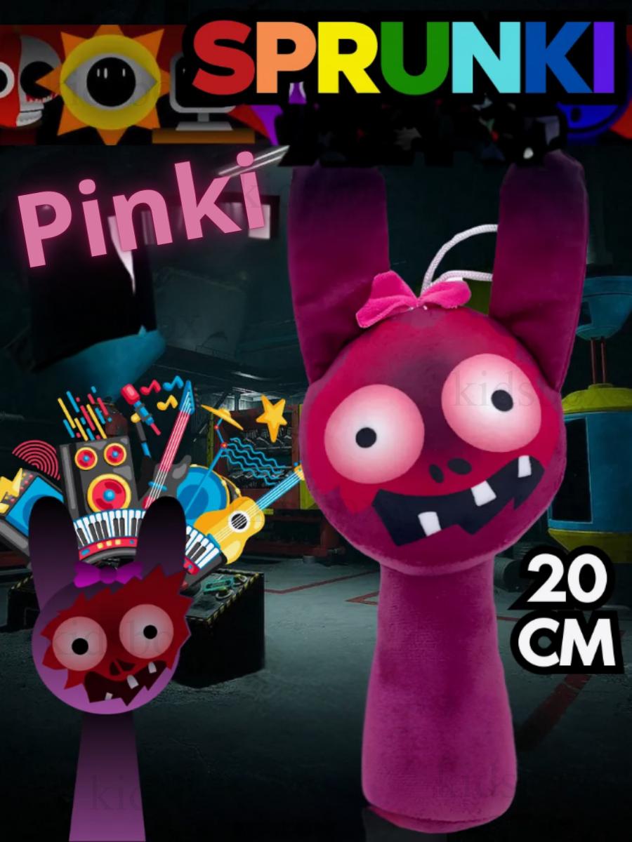 

Soft toy sprunki sprunki Pinki Pinky Horror Incredibox children s 20cm 20 фіолетовий