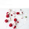 6Pcs Christmas Wool Ball Hanging Pendants Lightweight Christmas Tree Decor Hanging Ornaments Home Party Decorations