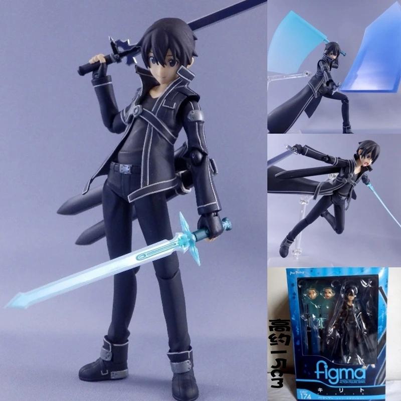 Figur Anime Sword Art Online Kirigaya Kazuto Yuuki Asuna Stehend Abnehmbares Modell PVC Peripherie Desktop Sammlung Ornamente