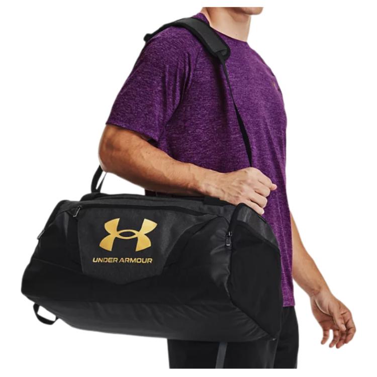 New Under Armour Polyester Travel Bag, Handbag, Shoulder Bag, Crossbody Bag, Gym Bag Unisex Black 1369222-002
