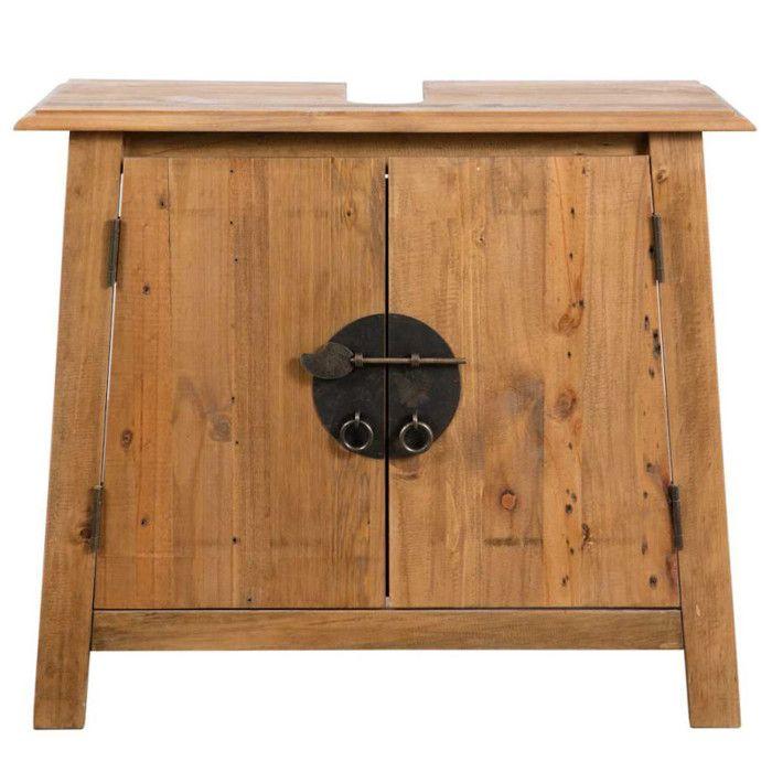 VidaXL Mobilier de salle de bain Bois de pin massif 246040