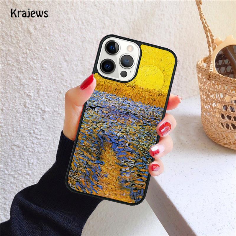 Vincent Van Gogh Soft Phone Case For iPhone 17 Air 16 15 14 Max Plus 11 12 13 Pro Max Phone Cover Coque Fundas