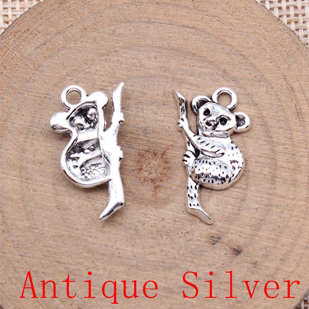 Monkey Bear Shaped Charms Pendant For Bracelet Necklace Jewelry Making Craft Findings
