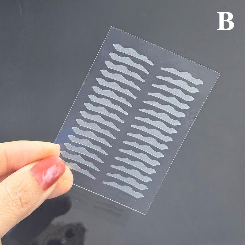 3D Support Invisible Double Eyelid Tape Self-Adhesive Transparent Big Eyelid Stickers Waterproof Fiber Stickers Eye Tools B