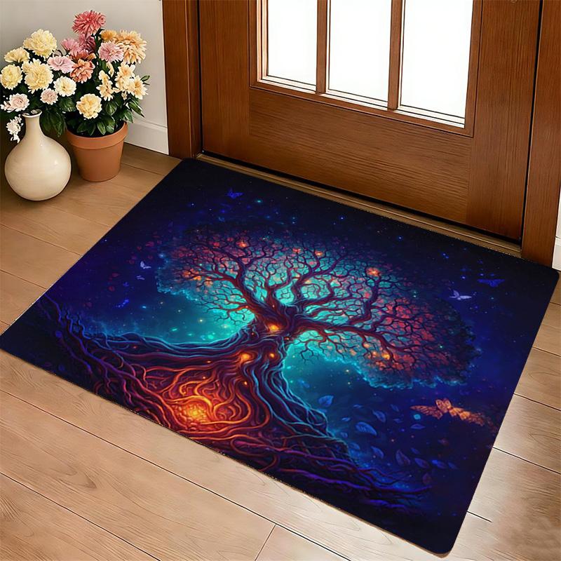 Tree Life Living Room Nonslip Area Rug Soft Carpet For Bedroom Game Playroom Sofa Office Home Decor Doormat Christmas Gift C9301209