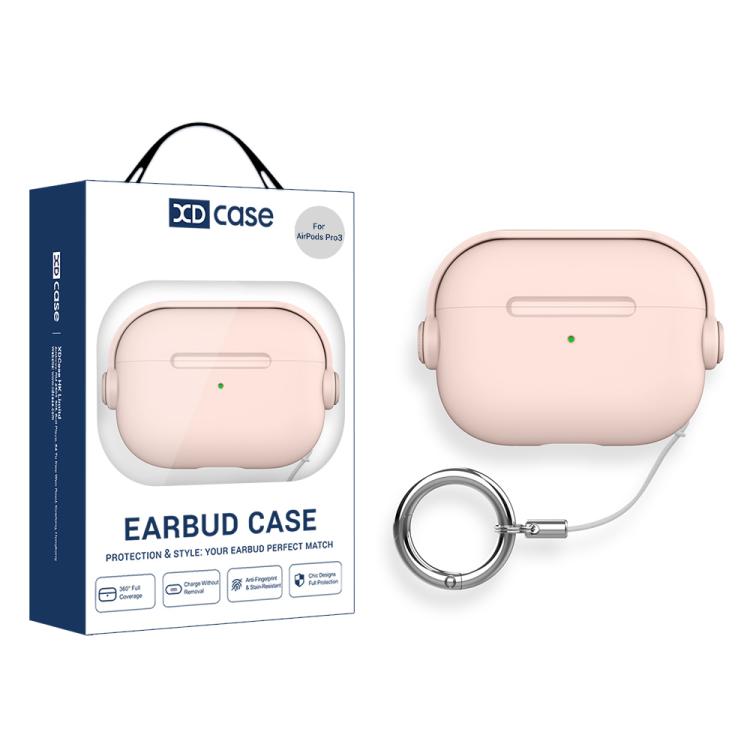 XDcase Music Boy Macaron Earbud Case with Ring Buckle For AirPods Pro 3 розовый
