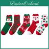 Luxurious Coral Velvet Winter Socks Set For Women Soft And Fluffy Christmas Gift