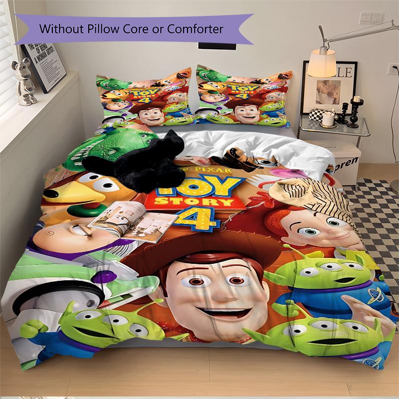 Toy Story Adventure Begins Print 3Pcs Bedding Setduvet Cover With 2 Bedropillowcase Home Birthday Gift