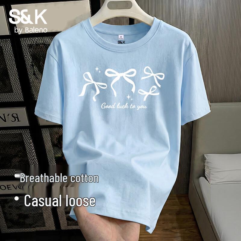 Baleno Women's Pure Cotton Short Sleeve T-Shirt