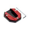 Kickstand Extender Motorcycle Side Stand Pad Aluminum Alloy Enlarged Base