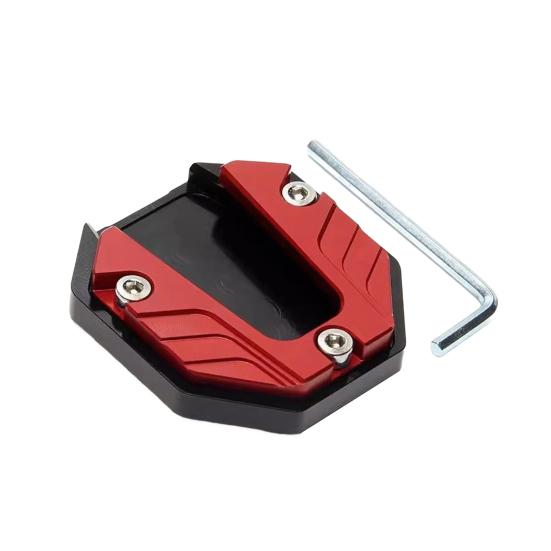 Kickstand Extender Motorcycle Side Stand Pad Aluminum Alloy Enlarged Base