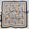 Spring and Summer Graffiti Flowers 71 * 71 Square Scarf Travel Sunscreen Headscarf Practical High-end Scarf for Mother