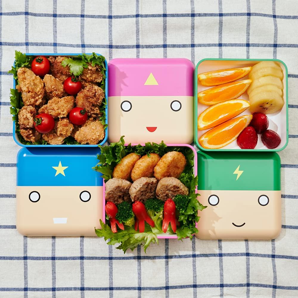 tak Bento Box Pink Superhero Lunch Box Leg