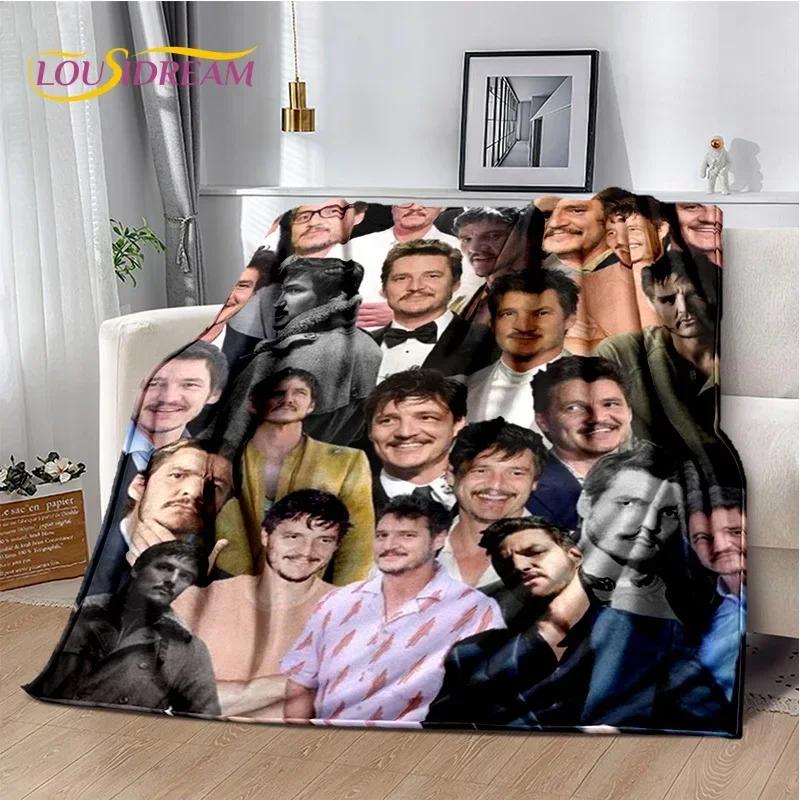 Pedro Pascal Funny Printing 29 Style Blanket,Soft Throw Blanket for Home Bedroom Bed Sofa Picnic Travel Office Cover Gifts Kids