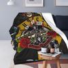 Guns N Roses Hard Rock Band  Blanket Fleece Sofa Throw Blanket Breathable for Home Bedroom Outdoor Throws Bedspread Quilt
