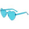 Free shipping  Candy color heart shape ocean personality Frameless Children's Sunglasses Fashion Candy Love Sunglasses