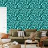 Turquoise Animal Skin Wallpaper, turquoise, clear detail 50x1000