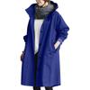 Autumn Long Sleeve Casual Plus Size Hooded Coats Women Fashion Think Mid Length Loose Outerwear Jackets Women Solid Elegant Street Solid Jacket 25331