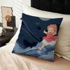 Cute P-Ponyo Movie On The Cliff Cushion Cover Pillowcase Upholstery Sofa Throw Pillow Home Decor Pillowcas