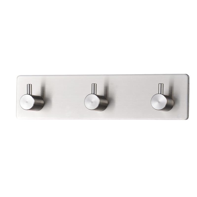 Stainless Steel 304 Punch-Free Wall-Mounted Hook for Kitchen, Bathroom, and Living Room.