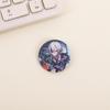 Genshin Impact Tinplate Brooch Set: Keqing, Xiao, Hu Tao, Klee, Kazuha - Cute Character Button Pendant Collection