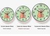 Capybara-Themed Silent Wall Clock for Home and Children's Study