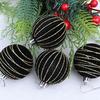 1 Box Flocking Ball Christmas Tree Decorations Multi Color Holiday Ornaments For Festival Home Party Decoration