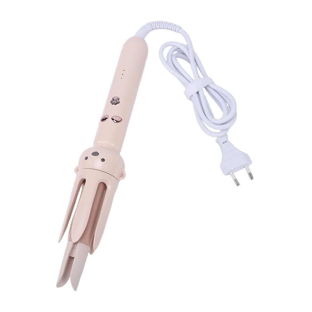 28MM Automatic Curling Iron 3 Temperature Settings Rotating Hair Wand Curler for Voluminous Loose Curls Bear Shape EU