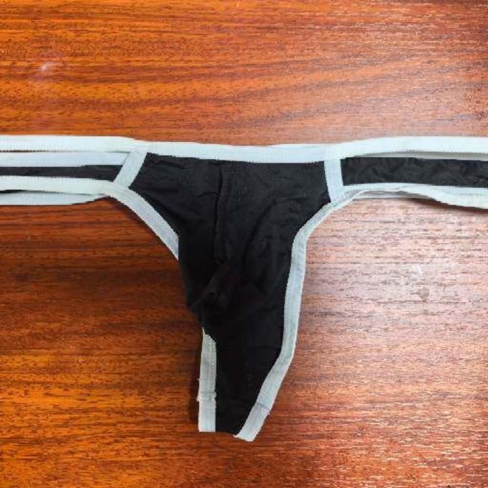 Fashion Hollow Men's Thongs Low Waist Ultra-thin Men's Underwear Briefs Mesh Underpants Male