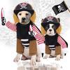 Pet Riding Costume Santa Claus Cowboy Doll On Back Funny Halloween Christmas Dog Outfit for Dogs Cats Party Photo Prop