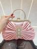 Fashionable Luxury Diamond Women Luxury Clutch Bag Wedding Crystal Ladies Designer Clutch Purse Handmade Pearl Decoration